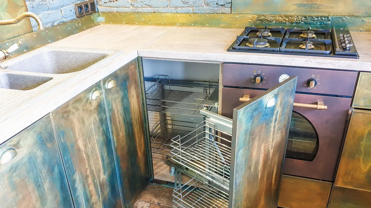 Durable painted kitchen cabinets with a smooth finish